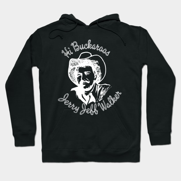 jerry jeff walker Hoodie by Rundown